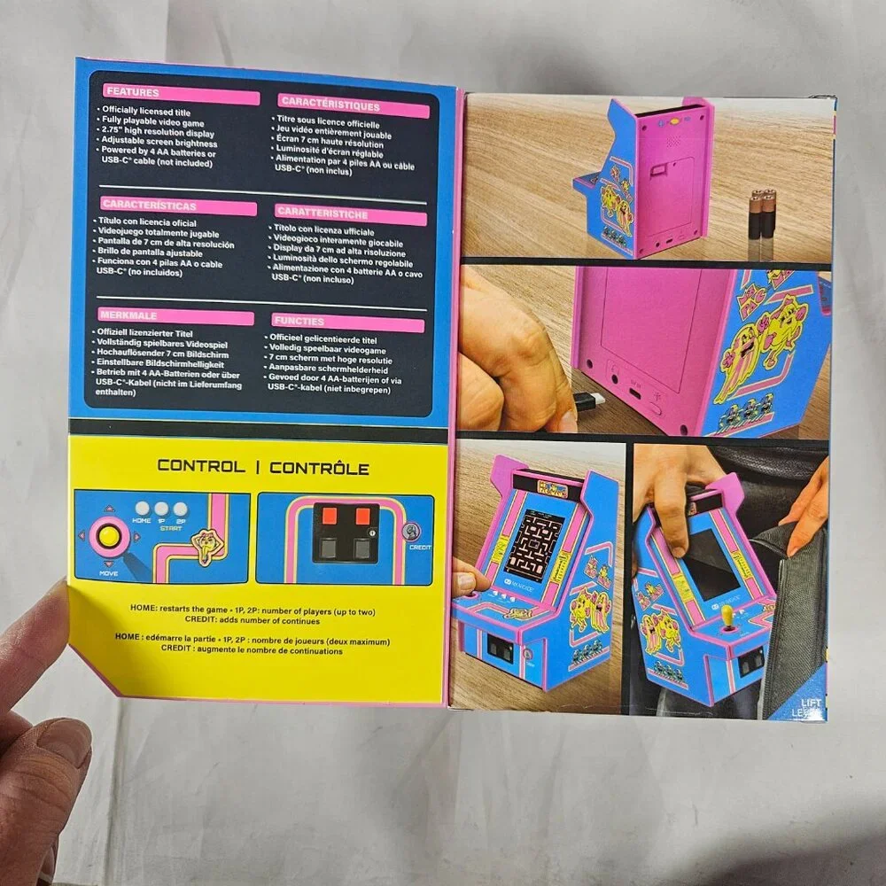 Ms. Pac-Man by My Arcade Micro Player Pro Portable Retro Arcade Game